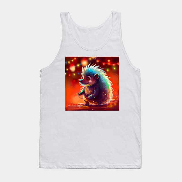 Cute Porcupine Tank Top by Play Zoo